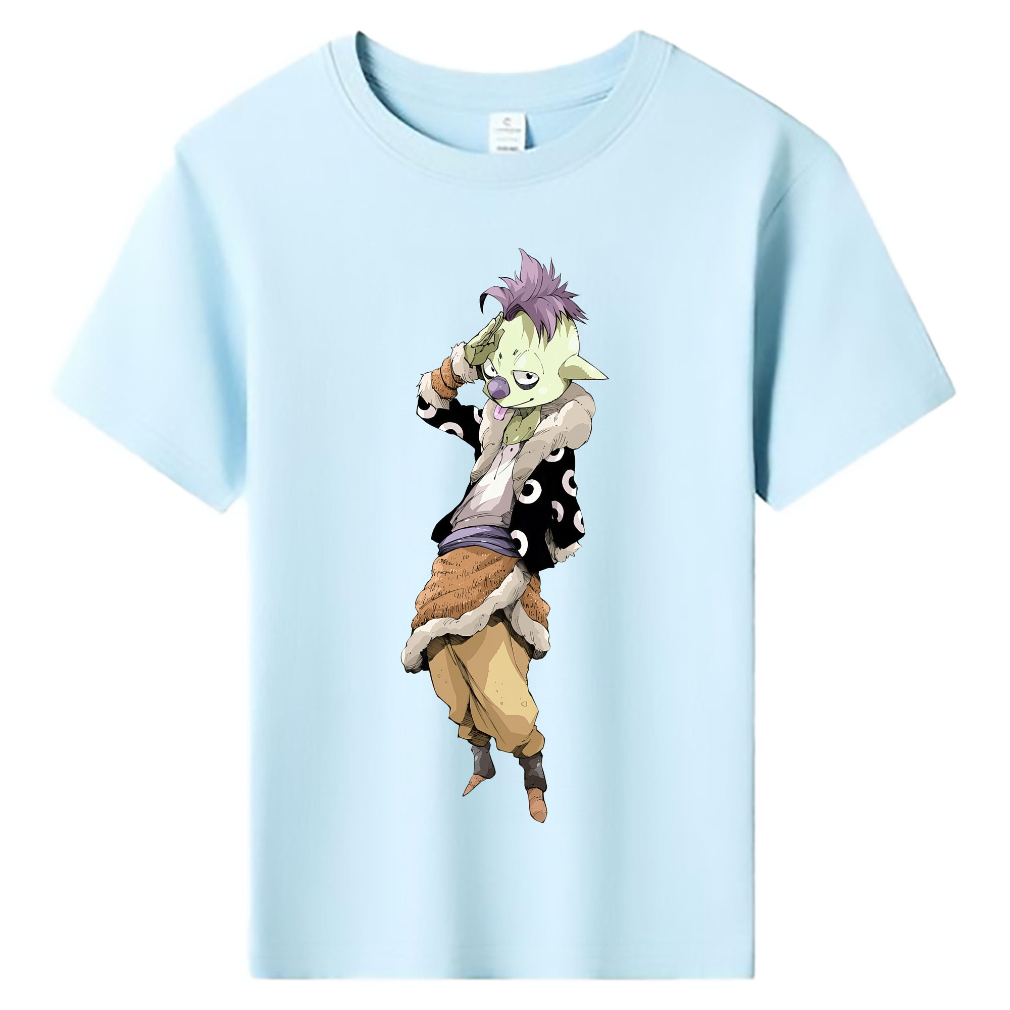 （画像用） 転スラ Regarding Reincarnated to Slime 綿100％キッズTシャツ（フロントプリント）